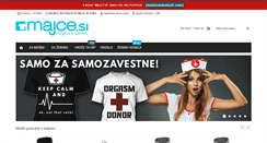 Desktop Screenshot of majce.si